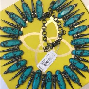 Kendra scot variegated teal Gwendolyn